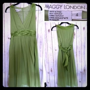 Maggy London summer silk dress
